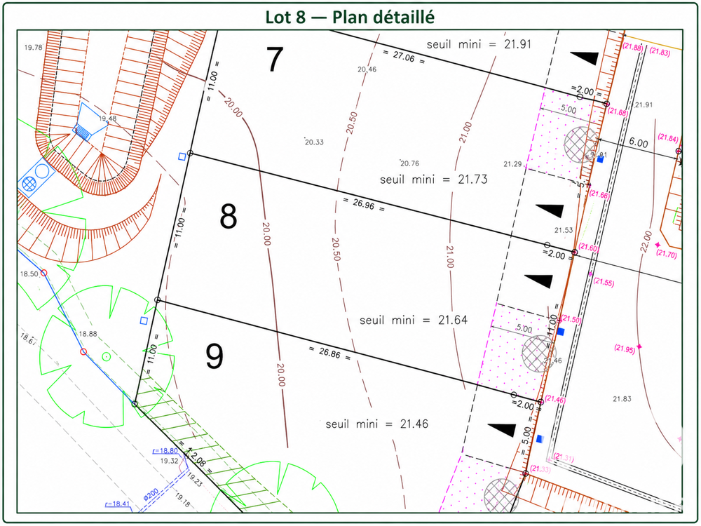 Vente Terrain Vente Terrain à bâtir 318 m&sup2; Challans