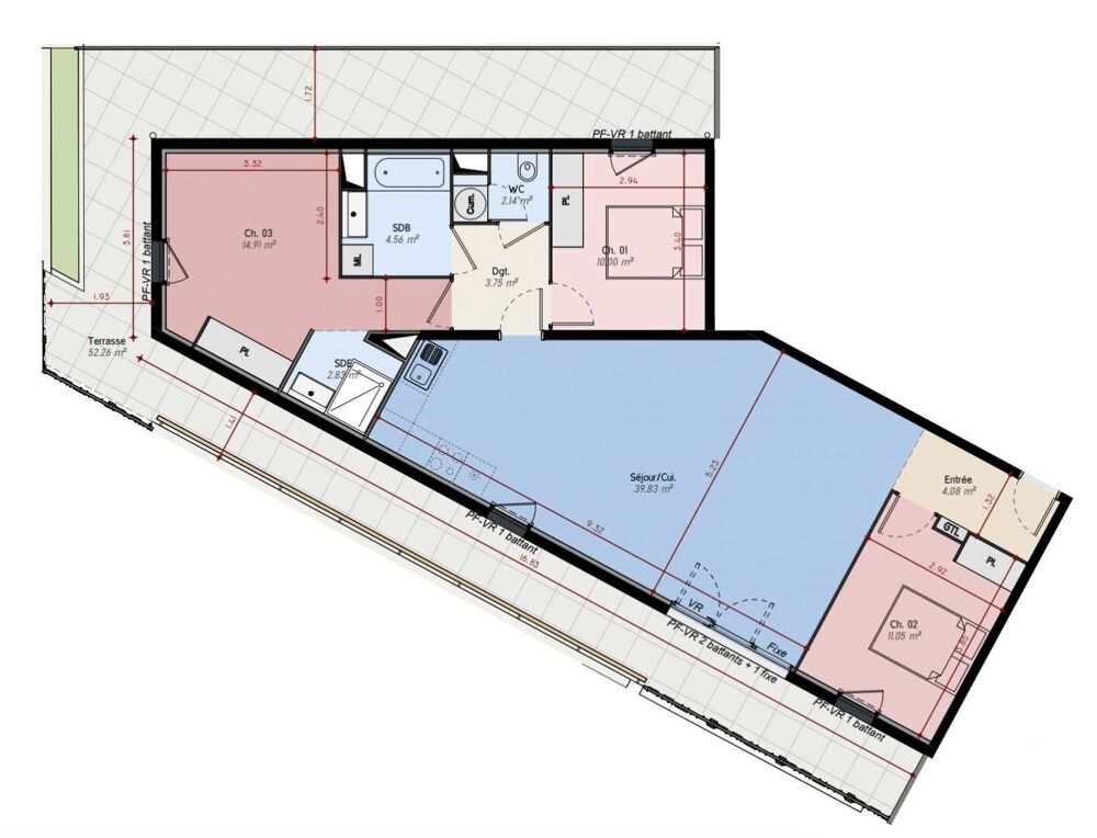 Vente Appartement 4 pièces