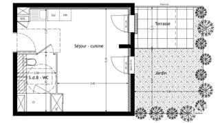  Appartement à vendre 1 pièce 29 m²