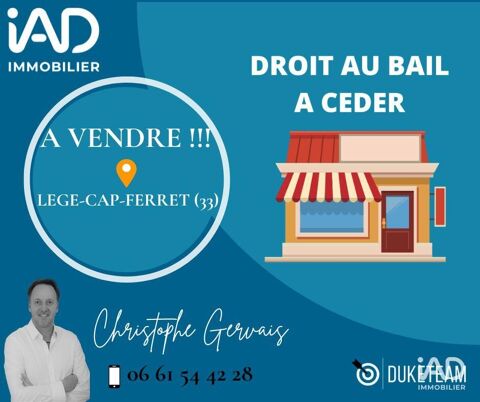 Vente Boutique/Local commercial 70 m&sup2; 80000 33950 Lège-cap-ferret