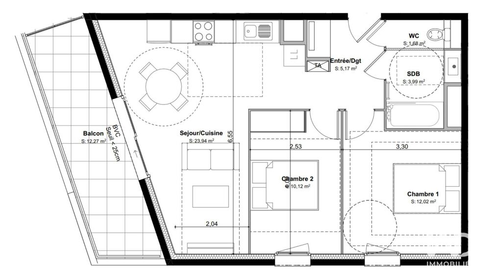 Vente Appartement Vente Appartement 3 pièces Vénissieux