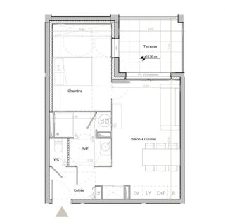  Appartement à vendre 2 pièces 42 m²