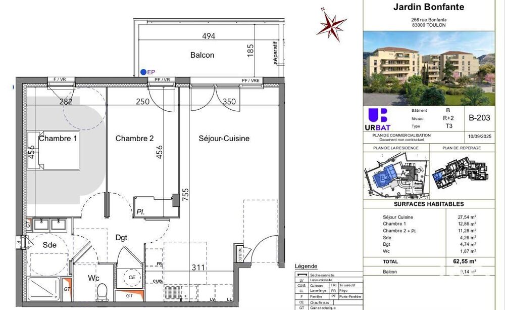 Vente Appartement Vente Appartement 3 pièces Toulon