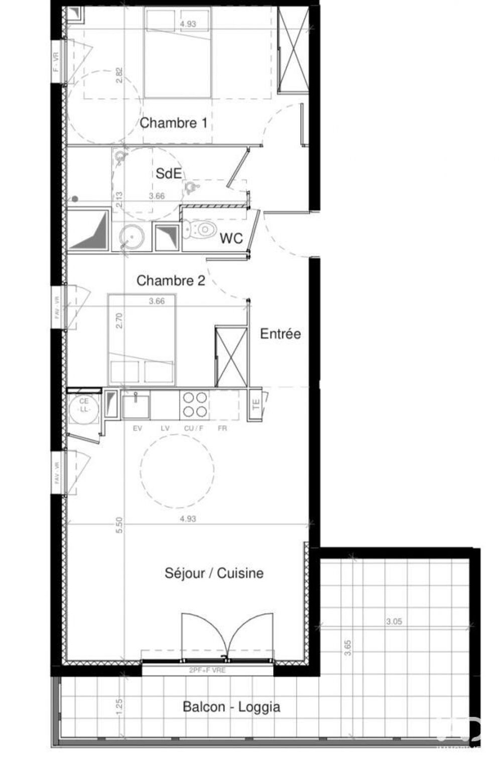 Vente Appartement 3 pièces