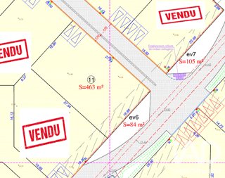  Terrain à vendre 463 m²