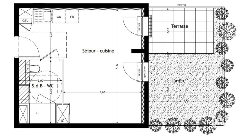 Vente Appartement 1 pièce