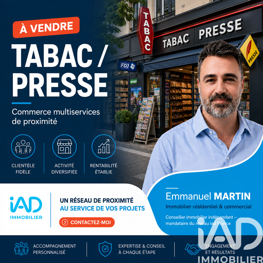   Vente Tabac/Loto/presse 18 m&sup2; 