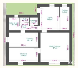  Maison à vendre 3 pièces 85 m²