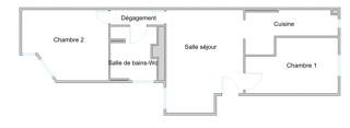  Appartement à vendre 3 pièces 55 m²