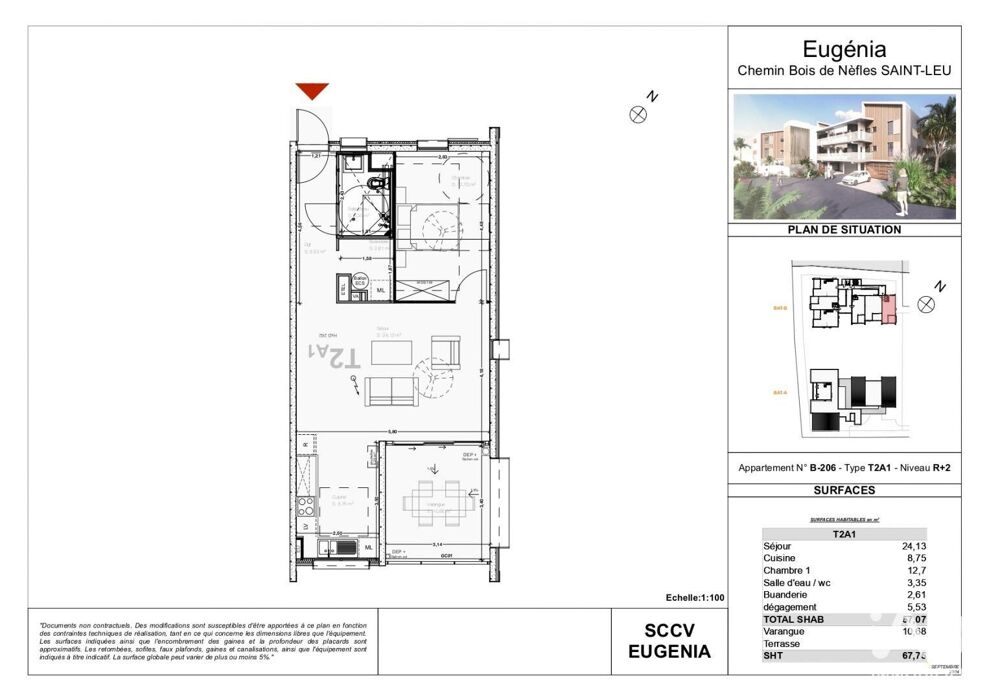 Vente Appartement 2 pièces