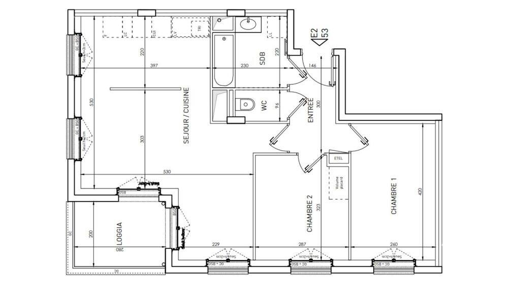 Vente Appartement 3 pièces
