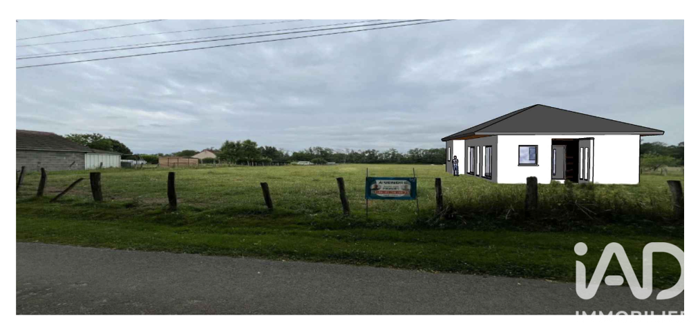 Vente Terrain Vente Terrain à bâtir 1 538 m&sup2; Chassenard