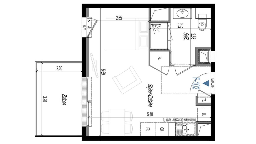 Vente Appartement 1 pièce