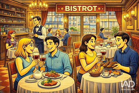   Vente Bar-brasserie 85 m&sup2; 