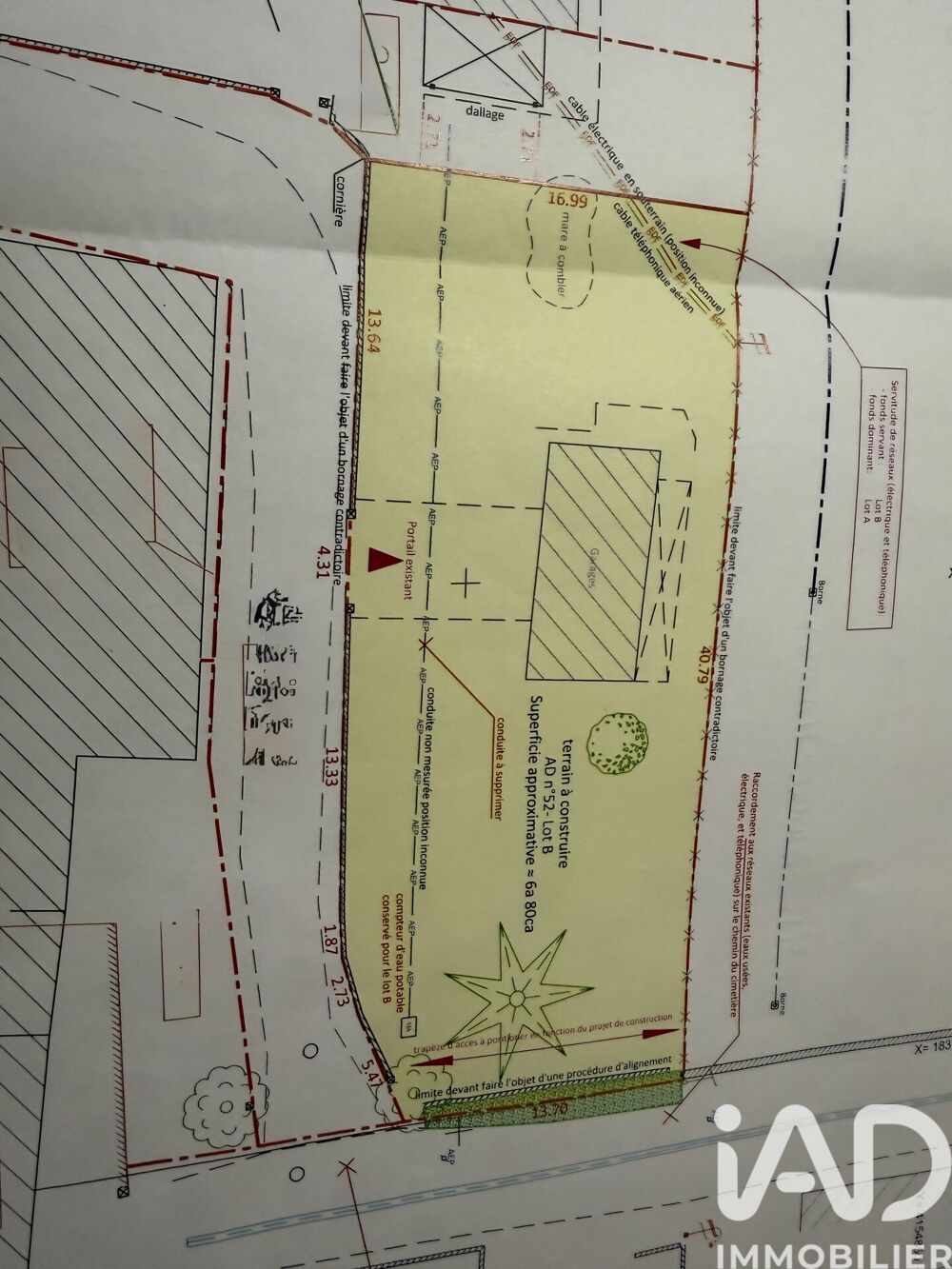 Vente Terrain Vente Terrain 680 m&sup2; Ancône