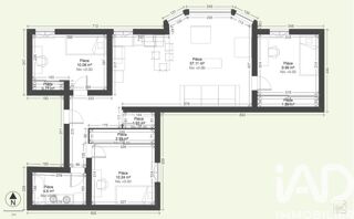 Appartement à vendre 4 pièces 75 m²