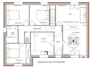 Maison � vendre 5 pi�ces 85 m�