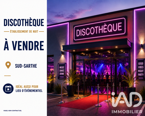 Vente Club, Discoth&egrave;que 450 m&sup2; 219200 72300 Sablé-sur-sarthe