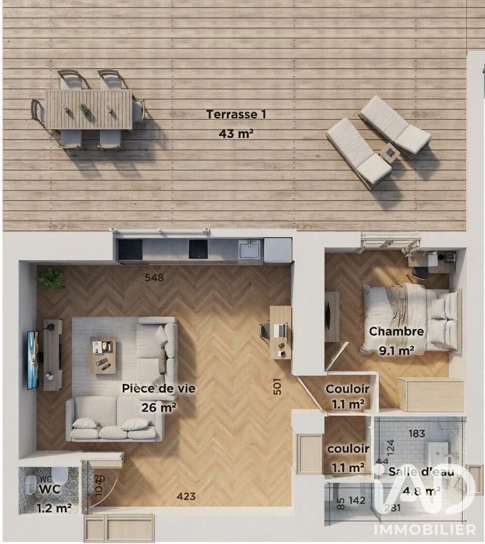 Vente Maison Vente Maison traditionnelle 2 pièces Saint-hilaire-de-riez