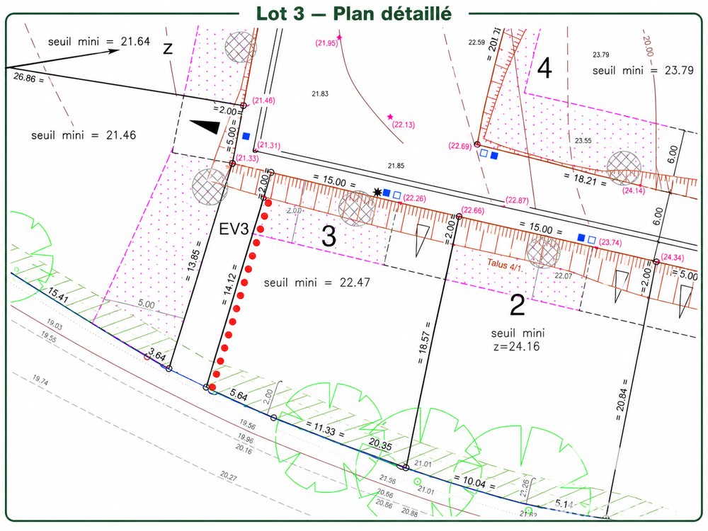 Vente Terrain Vente Terrain à bâtir 301 m&sup2; Challans