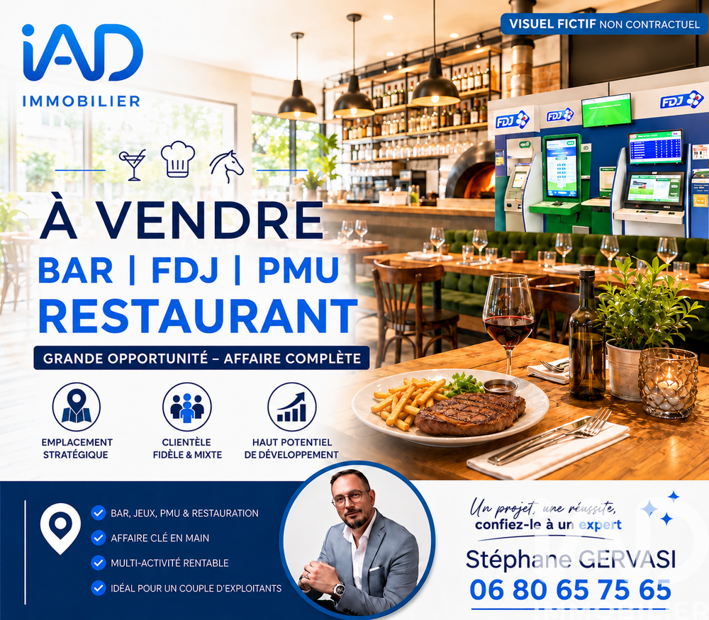  Vente Bar, Brasserie, Tabac 260 m&sup2; 
