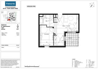 Appartement à vendre 2 pièces 42 m²
