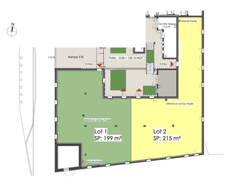   Vente Murs commerciaux 215 m&sup2; 