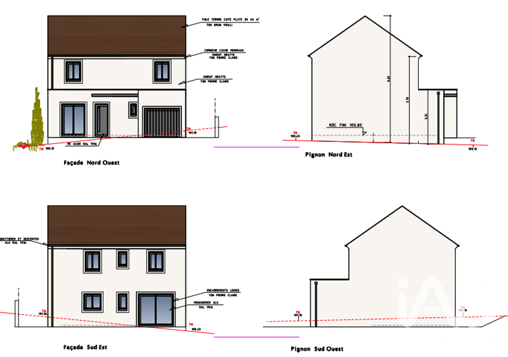 Vente Terrain Vente Terrain à bâtir 364 m&sup2; Montlhéry