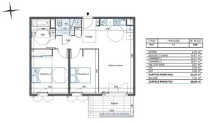  Appartement à vendre 3 pièces 62 m²