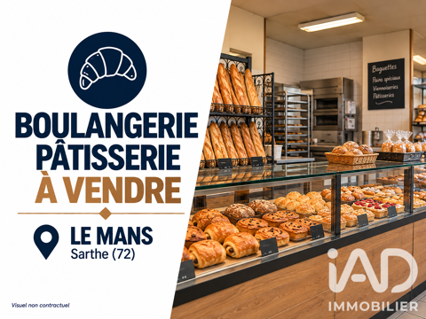 Vente Boulangerie, P&acirc;tisserie 77500 72100 Le mans
