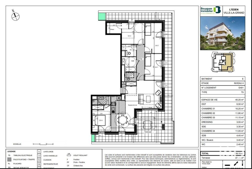 Vente Appartement 5 pièces