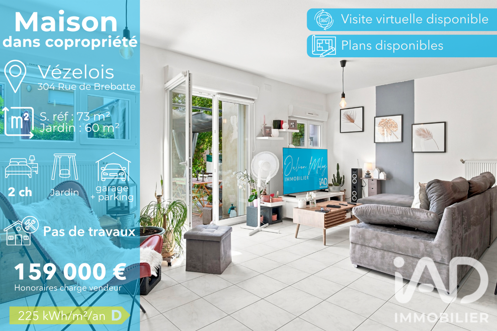 Vente Appartement Vente Duplex 4 pièces Vézelois