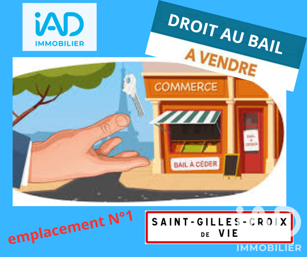   Vente Local commercial 70 m&sup2; 