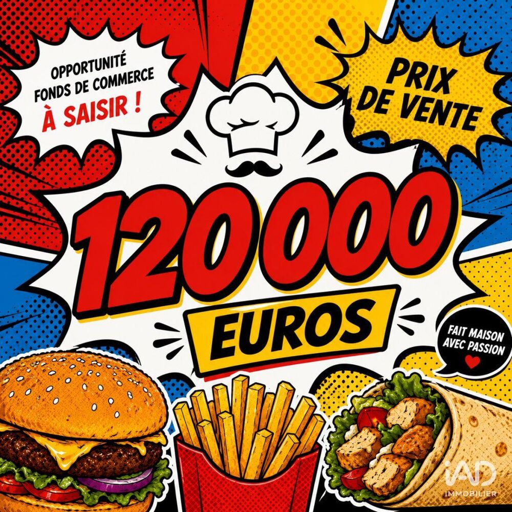  Vente Pizzeria 205 m&sup2; 