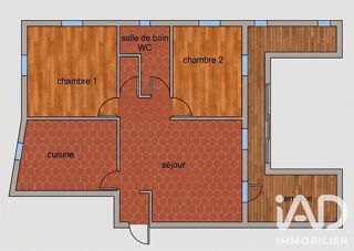  Appartement à vendre 3 pièces 95 m²