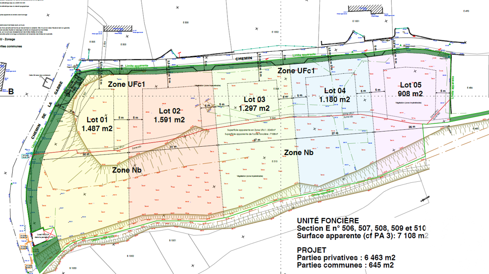 Vente Terrain Vente Terrain 7 108 m&sup2; Tourrette-levens
