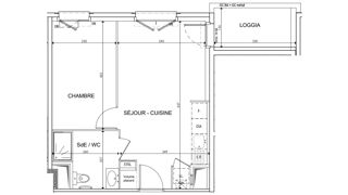  Appartement à vendre 2 pièces 37 m²
