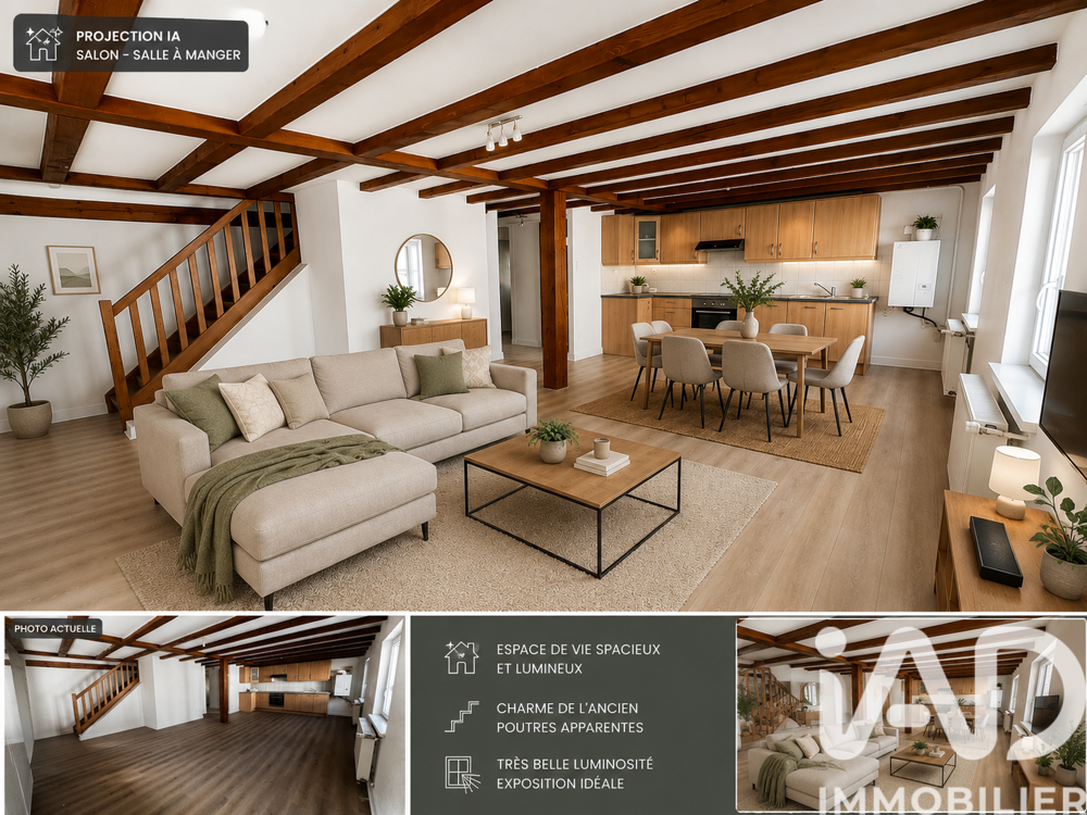 Vente Duplex 3 pièces