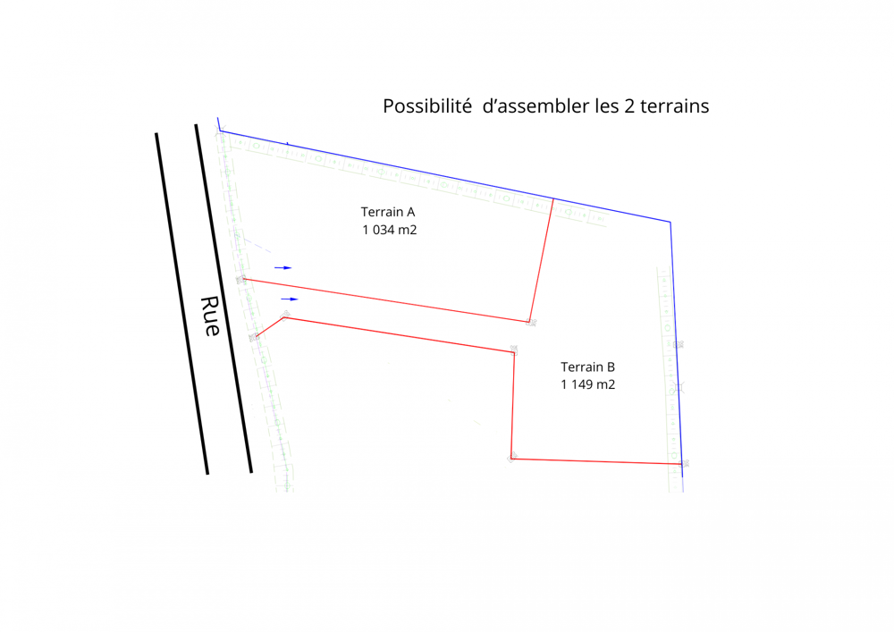 Vente Terrain Vente Terrain à bâtir 1 149 m&sup2; Flancourt-crescy-en-roumois