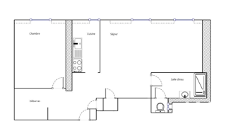  Appartement à vendre 3 pièces 50 m²