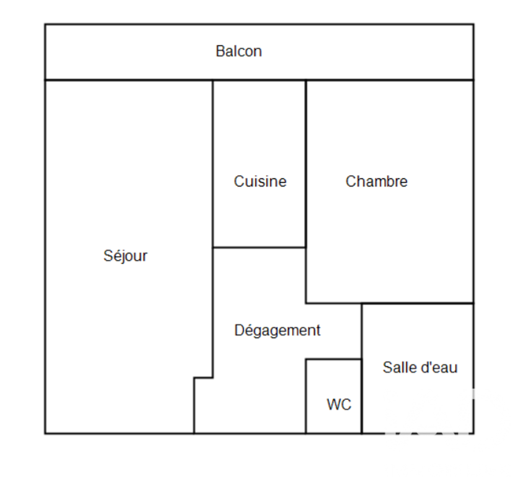 Vente Appartement 2 pièces