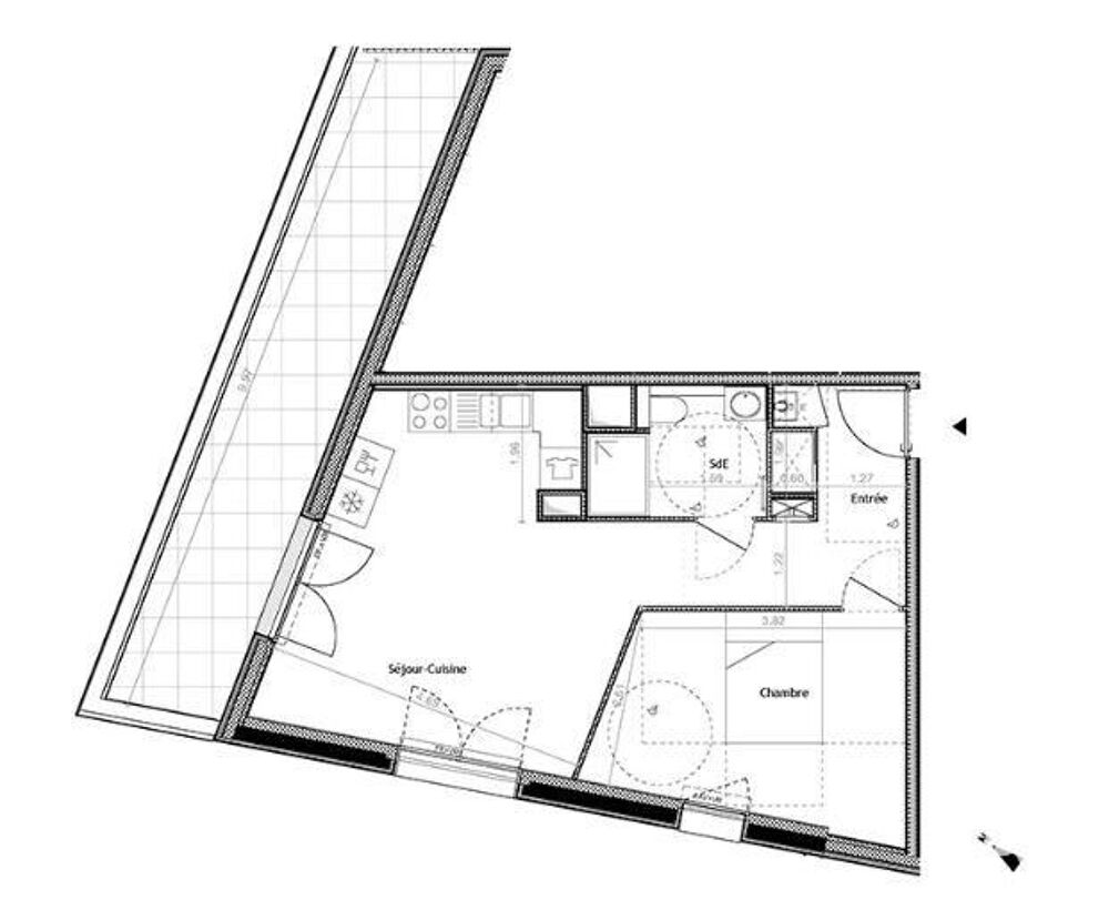 Vente Appartement 2 pièces
