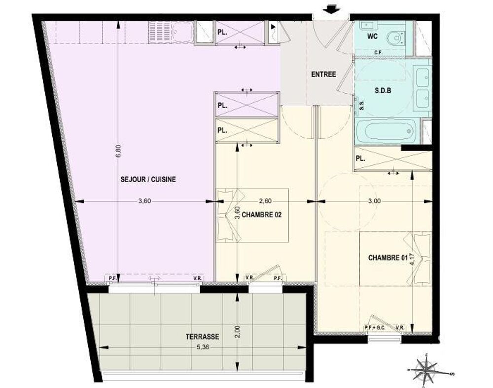 Vente Appartement 3 pièces