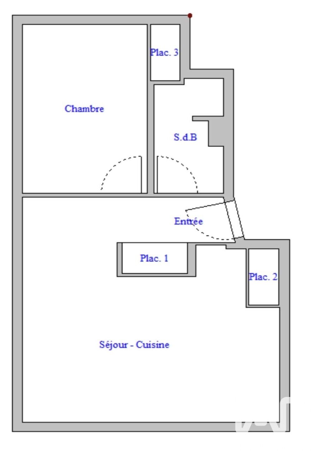 Vente Appartement 2 pièces