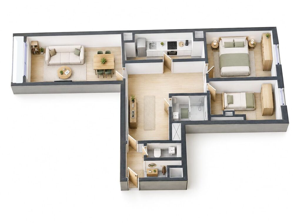 Vente Appartement 3 pièces