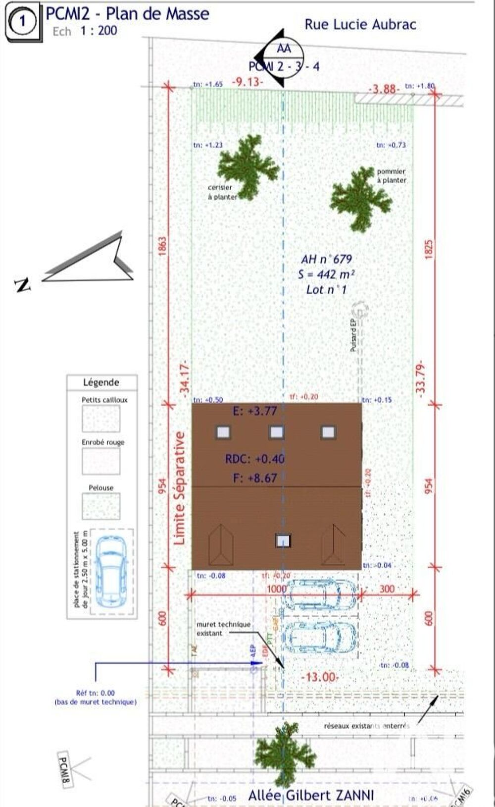 Vente Terrain Vente Terrain à bâtir 442 m&sup2; Noyon