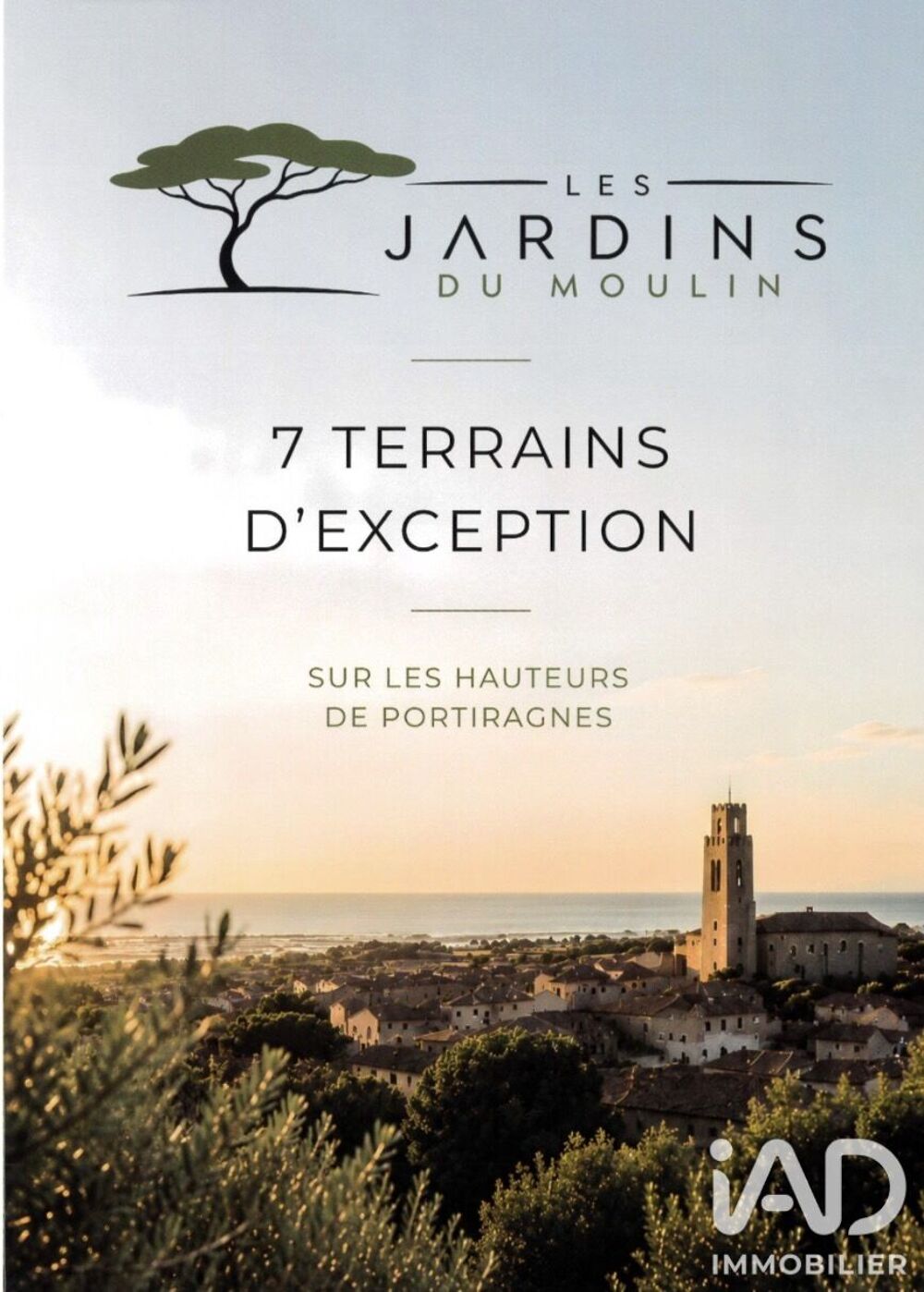 Vente Terrain Vente Terrain à bâtir 600 m&sup2; Portiragnes
