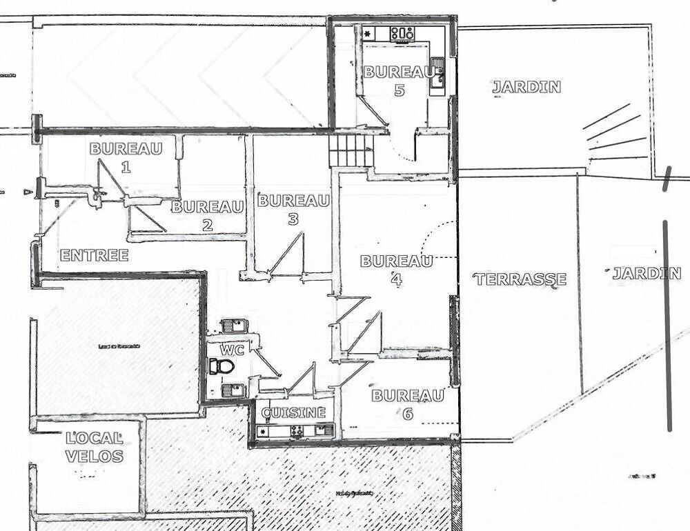   Location Bureaux 106 m&sup2; 