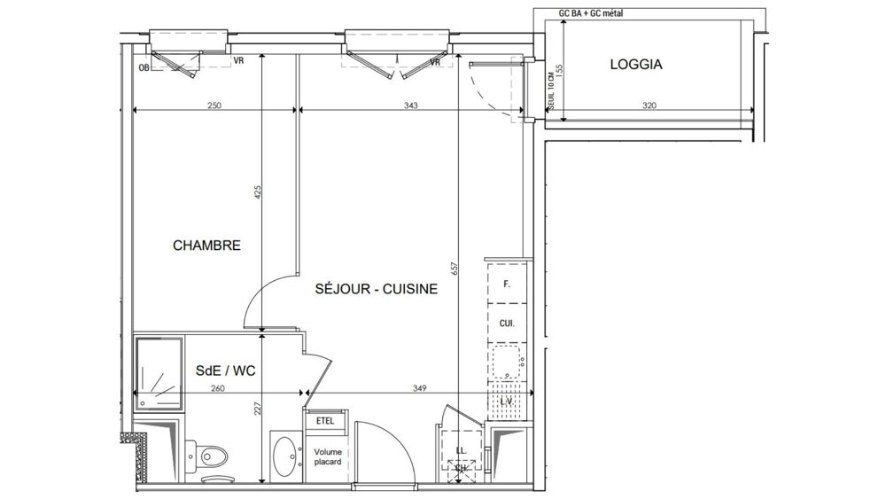 Vente Appartement 2 pièces