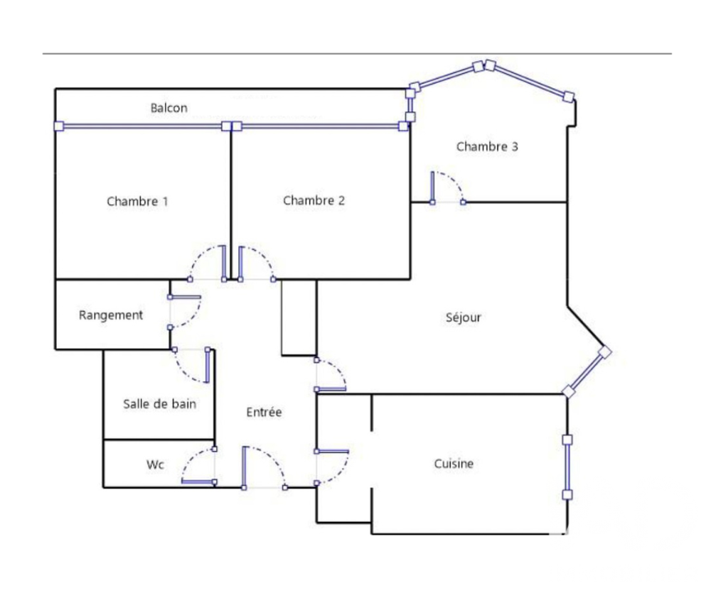 Vente Appartement 3 pièces